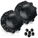 Rear Mate Black ABS Plastic Classic Hub Cover System for 10-hole 285.75mm Hub Piloted 22.5